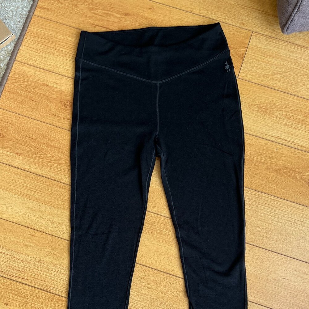 Women's Medium Black Smartwool Thermal Base Layer Leggings